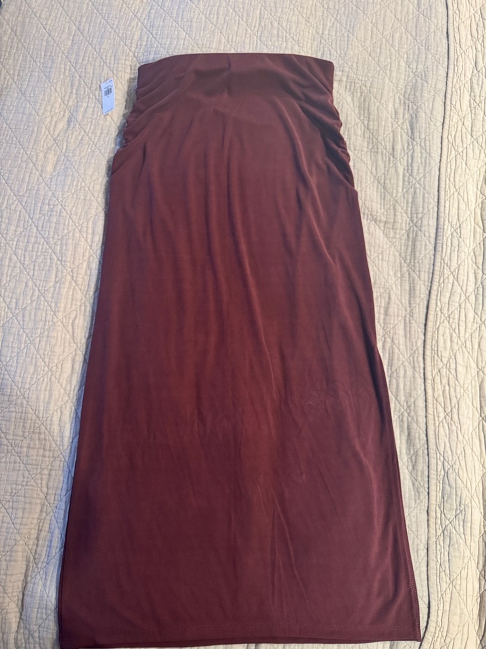 Old Navy Burgundy Maxi Tube Skirt